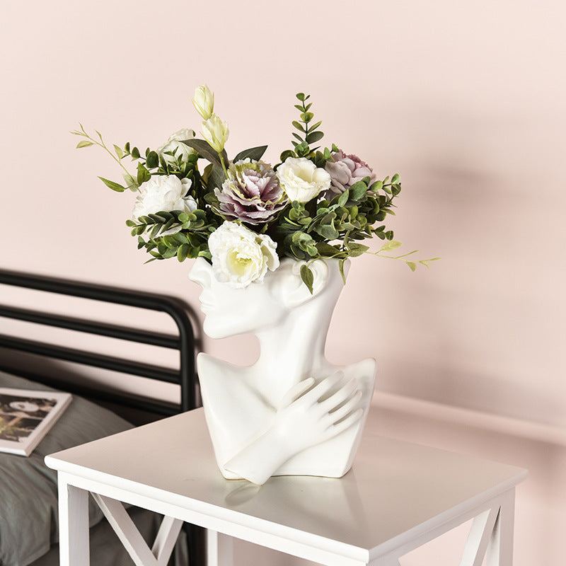 Modern Nordic Vase | Decorative Ornaments Resin | KayEssence