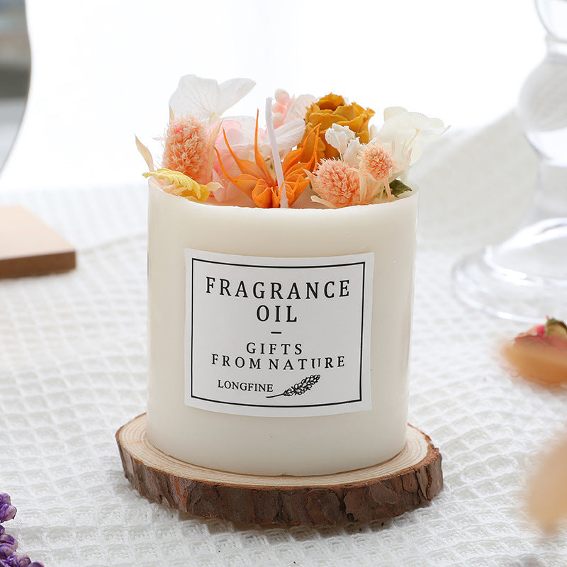 Dried Flowers Candles | Decor Romantic Candles | KayEssence