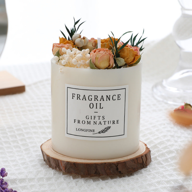 Dried Flowers Candles | Decor Romantic Candles | KayEssence