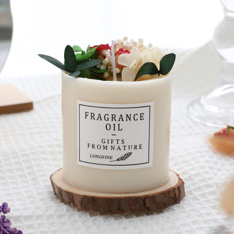 Dried Flowers Candles | Decor Romantic Candles | KayEssence