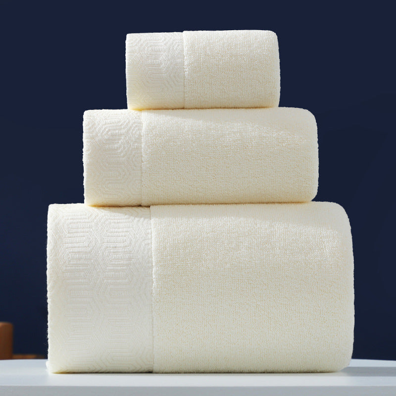 Pure Cotton Towels | Three-piece Bath Towel | KayEssence