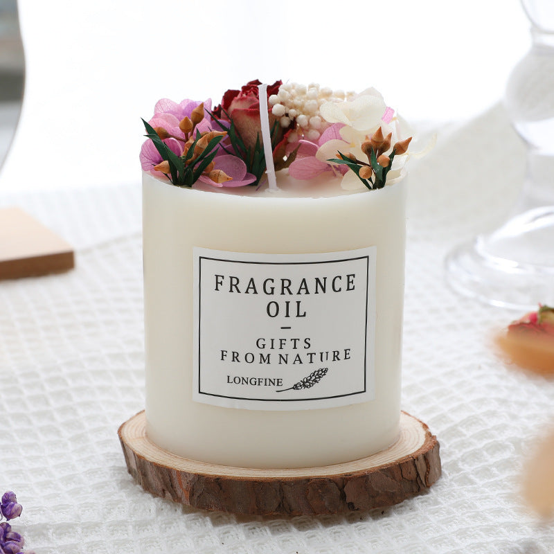 Dried Flowers Candles | Decor Romantic Candles | KayEssence
