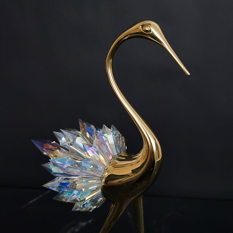 Crane Copper Ornaments | TV Cabinet Porch | KayEssence