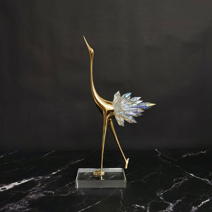 Crane Copper Ornaments | TV Cabinet Porch | KayEssence