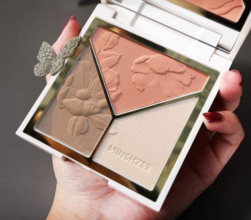 Glitter Matte Nose Shadow Blush  KayEssence