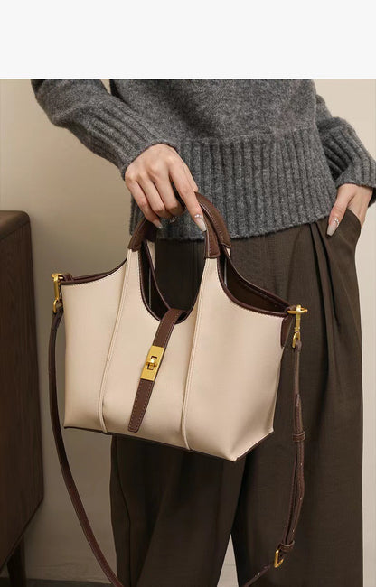 Vegetable Tote Bag | Leather Basket Bag | KayEssence