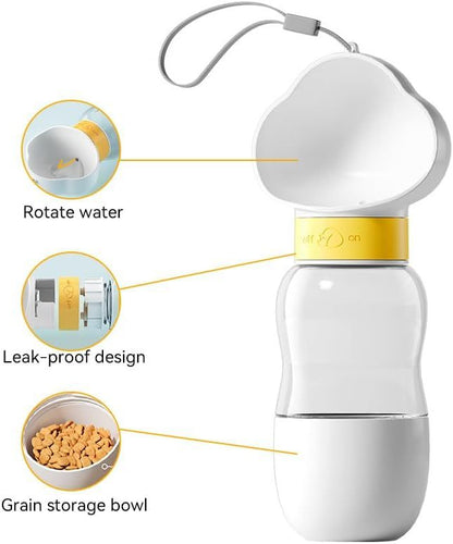 Dog Water Bottle | 200ml Dog Dispenser | KayEssence