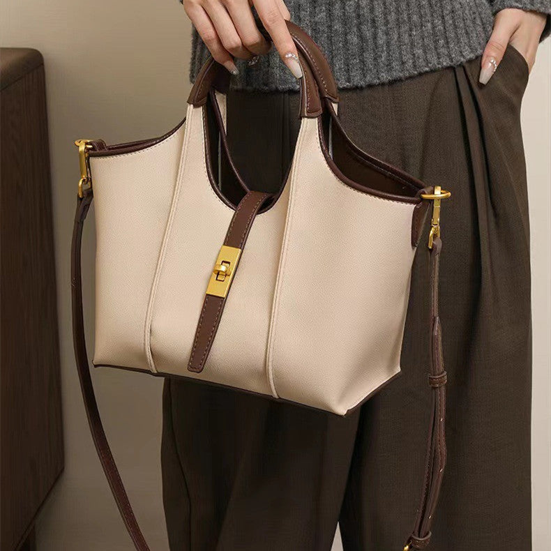 Vegetable Tote Bag | Leather Basket Bag | KayEssence