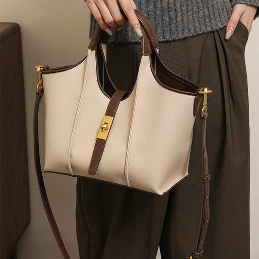 Vegetable Tote Bag | Leather Basket Bag | KayEssence