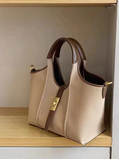 Vegetable Tote Bag | Leather Basket Bag | KayEssence