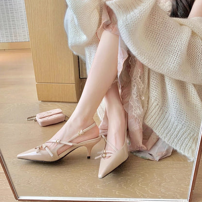 Women's High Heel Sandals | All-match Buckle Sandals | KayEssence