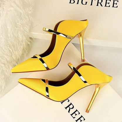Back Empty Sandals | Women's Stiletto Single Shoes | KayEssence