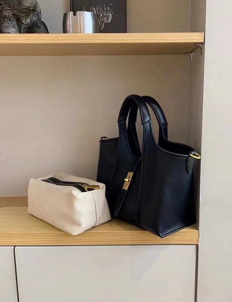 Vegetable Tote Bag | Leather Basket Bag | KayEssence