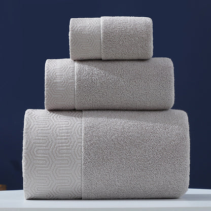 Pure Cotton Towels | Three-piece Bath Towel | KayEssence