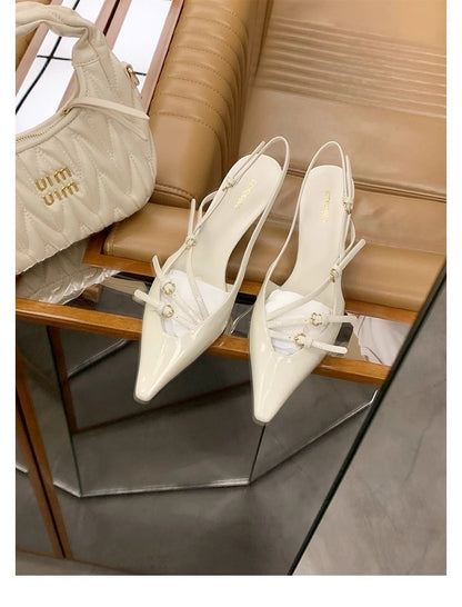 Women's High Heel Sandals | All-match Buckle Sandals | KayEssence