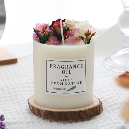 Dried Flowers Candles | Decor Romantic Candles | KayEssence