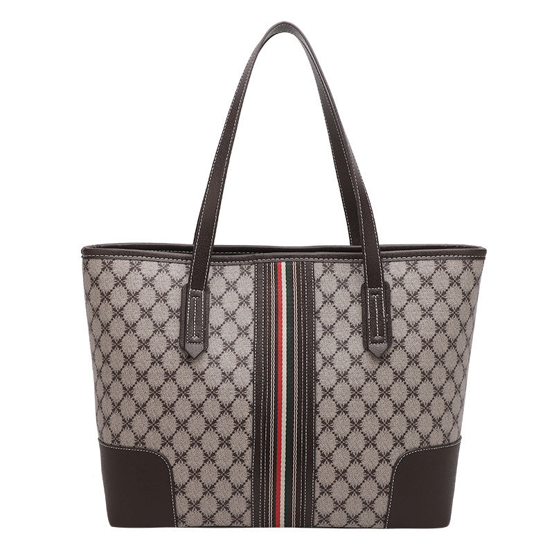 Korean Fashion Printed Tote | Korean Shoulder Bag | KayEssence